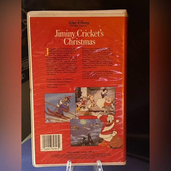 Jiminy Cricket's Christmas (aka A Disney Channel Christmas!!!!, 1983) VHS, CULT - Picture 3 of 3